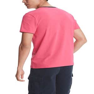 Tommy Hilfiger Men's Short Sleeve Logo T-Shirt, Raspberry Rose-Print, LG for $26 Tommy Hilfiger Men's Short Sleeve Logo T-Shirt, Raspberry Rose-Print, LG for $26