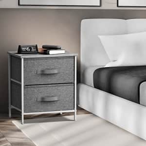 Sorbus Nightstand with 2 Drawers - Bedside Furniture End Table Night Stand with Steel Frame, Wood for $45 Sorbus Nightstand with 2 Drawers - Bedside Furniture End Table Night Stand with Steel Frame, Wood for $45