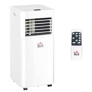 HOMCOM 10000 BTU Mobile Portable Air Conditioner for Cooling, Dehumidifier, and Ventilating with for $290