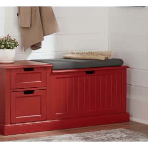 Home Decorators Collection Flip-Top Entryway Bench w/ Concealed Storage for $258 Home Decorators Collection Flip-Top Entryway Bench w/ Concealed Storage for $258