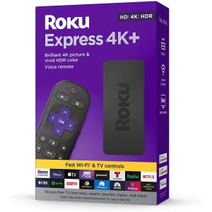 Roku Express 4K+ Streaming Media Player (2021) for $40