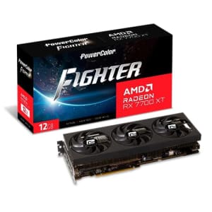 PowerColor Fighter AMD Radeon RX 7700 XT 12GB GDDR6 Graphics Card for $400