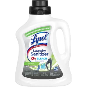 Lysol Sport Laundry Sanitizer Additive 90-oz. Bottle for $12
