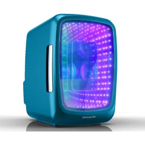 Frigidaire 6-Can Mini Fridge w/ Infinity LED Light Door for $38