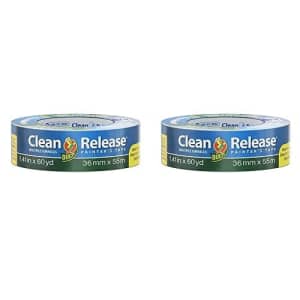 Duck Brand 240194 Clean Release Painter's Tape, 1.41 in. x 60 yd., Blue (Pack of 2) for $5