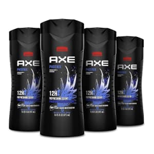 AXE Men's Phoenix Body Wash 4-Pack for $9.98 via Sub. & Save