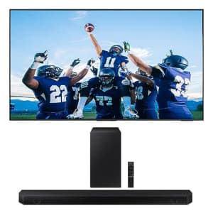 SAMSUNG QN75QN85CAFXZA 75 Inch 4K Neo QLED Smart TV with Dolby Atmos with a HW-Q600C 3.1.2ch for $1,846 SAMSUNG QN75QN85CAFXZA 75 Inch 4K Neo QLED Smart TV with Dolby Atmos with a HW-Q600C 3.1.2ch for $1,846