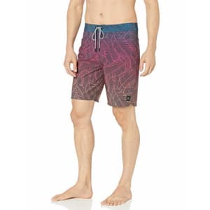 Rip Curl Men's Mirage Free Breeze 19" Stretch Board Shorts, Pink, 38 for $52