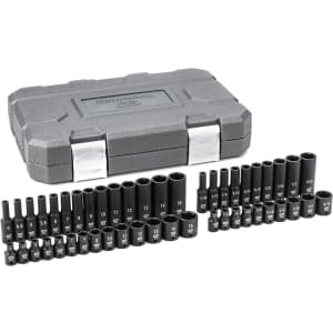 Gearwrench 48-Piece 1/4" Drive 6 Pt. Impact Socket Set for $72