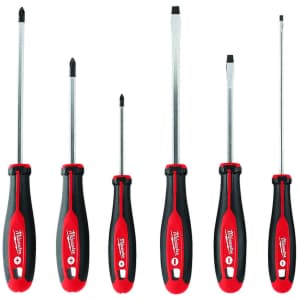 Milwaukee 6-Piece Screwdriver Set for $20 Milwaukee 6-Piece Screwdriver Set for $20
