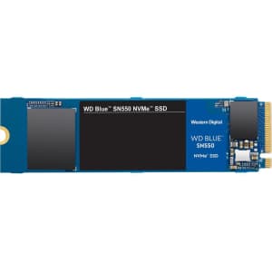 WD Blue SN550 500GB PCIe NVMe Internal M.2 SSD for $43 WD Blue SN550 500GB PCIe NVMe Internal M.2 SSD for $43