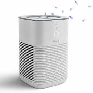 LEVOIT Air Purifier for Home Bedroom, Available for California, Dual H13 HEPA Filter Remove 99.97% for $48