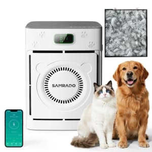 Samrado Smart Pet Air Purifier w/ WiFi for $55