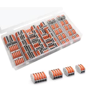 Lever Wire Connectors Nuts Assortment Kit 30-Pack for $8