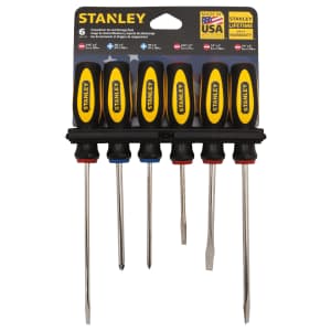 Stanley Tools Stanley 6-Piece Screwdriver Set for $19 Stanley Tools Stanley 6-Piece Screwdriver Set for $19