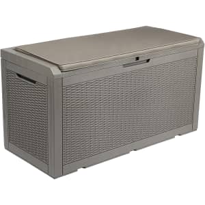 YITAHOME 100-Gal. Large Resin Deck Box for $150