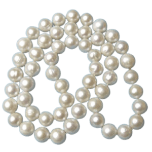 Win Pearl AA+ White Freshwater Pearl Matinee Necklace for $45