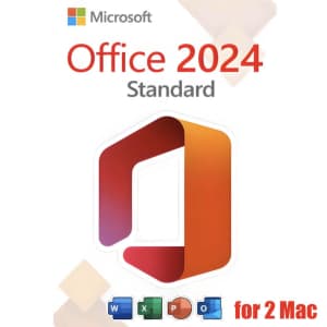 Microsoft Office Standard 2024 for 2 Macs Lifetime License for $30