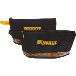 DeWalt Multi-Purpose Zip Bag 2-Pack for $17