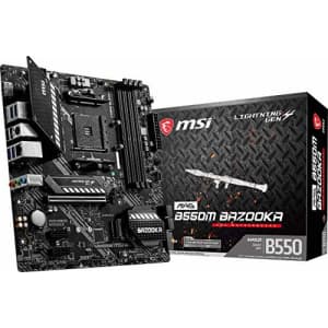 MSI MAG AMD B550M Bazooka Socket AM4 Micro ATX DDR4-SDRAM Motherboard for $120 MSI MAG AMD B550M Bazooka Socket AM4 Micro ATX DDR4-SDRAM Motherboard for $120