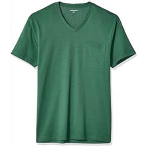 Amazon Brand - Goodthreads Men's Slim-Fit "The Perfect V-Neck T-Shirt" Short-Sleeve Cotton, Green for $10
