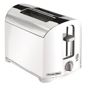 Hamilton Beach 022333226322 Proctor Silex 2 Slice Toaster with Auto Shut Off, Silver | 22632, 1 for $37