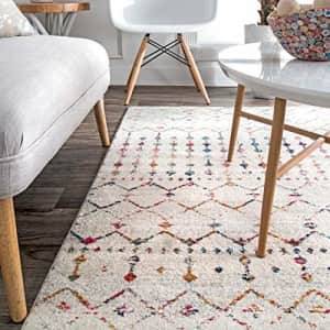 nuLOOM Moroccan Blythe Area Rug, 6' Round, Light Multi for $97 nuLOOM Moroccan Blythe Area Rug, 6' Round, Light Multi for $97