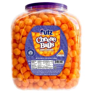 Utz Cheese Balls 36.5-oz. Barrel for $7