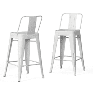 Simpli Home Rayne 24" Industrial Metal Counter Height Stool 2-Pack for $92 Simpli Home Rayne 24" Industrial Metal Counter Height Stool 2-Pack for $92