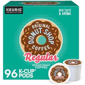 The Original Donut Shop Regular Keurig K-Cup Pods 96-Count for $32 via Sub & Save