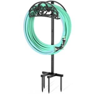 Freestanding Metal Water Hose Stand for $31