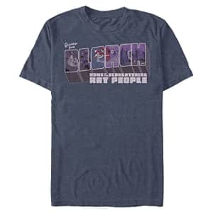 Nickelodeon Men's Big & Tall BLORCH T-Shirt, Navy Heather, 3X-Large Tall for $22