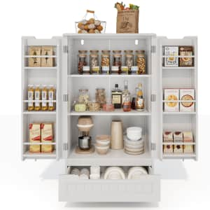 Lofka 41" Kitchen Pantry Storage Cabinet for $80