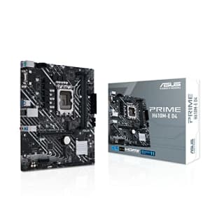 ASUS Prime H610M-E D4-CSM Intel LGA 1700 Micro ATX DDR4 Motherboard for $168