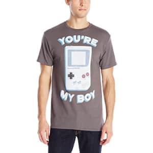 Nintendo Men's My Boy Gameboy Short Sleeve T-Shirt, Charcoal, 2X-Large for $18 Nintendo Men's My Boy Gameboy Short Sleeve T-Shirt, Charcoal, 2X-Large for $18