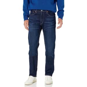 Levi's Levis Men's 505 Regular Fit Jeans for $25
