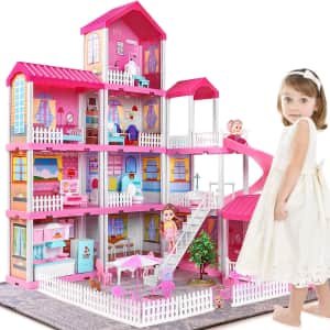 Temi 11-Room Dream Doll House for $46 Temi 11-Room Dream Doll House for $46