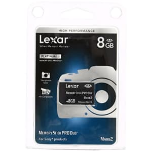 Lexar Platinum II 8GB Memory Stick PRO Duo Memory Card for $62