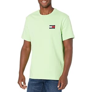 Tommy Hilfiger Men's Tommy Jeans Short Sleeve Logo T Shirt, Faded Green, XS for $20 Tommy Hilfiger Men's Tommy Jeans Short Sleeve Logo T Shirt, Faded Green, XS for $20