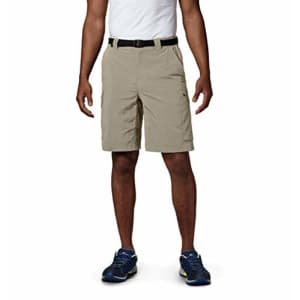 Columbia Sportswear Men's Big and Tall Silver Ridge Cargo Shorts, Fossil, 48 x 10 for $36