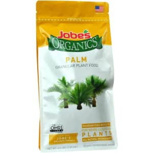 Jobe's Organics Palm Tree Granular Plant Food 4-lb. Bag for $7