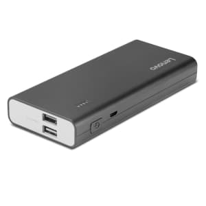 Lenovo 10,400mAh Portable Power Bank for $10