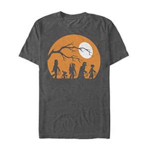 STAR WARS Men's The Haunt T-Shirt, Charcoal Heather, X-Large for $18