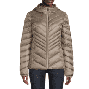 Michael Michael Kors Women's Packable Hooded Puffer Jacket for $50