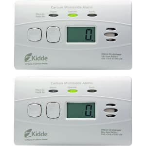 Kidde Carbon Monoxide Detector 2-Pack for $84