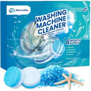 Maravello Washing Machine Cleaner Descaler 6-Count for $6