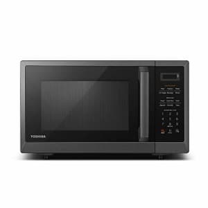 Toshiba ML2-EM12EA(BS) Microwave Oven with Smart Sensor, Position-Memory Turntable, Eco Mode, and for $135