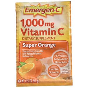 Emergen-C Vitamin C Flavored Fizzy Drink Mix Packets, Super Orange, 9.3 Ounce for $12