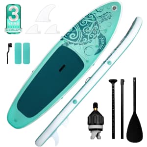 Feath-R-Lite Inflatable Stand-Up Paddle Board for $74 Feath-R-Lite Inflatable Stand-Up Paddle Board for $74