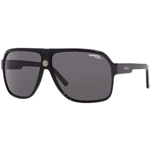 Carrera Men's 33/S Polarized Rectangular Sunglasses, Black, 62mm, 11mm for $42